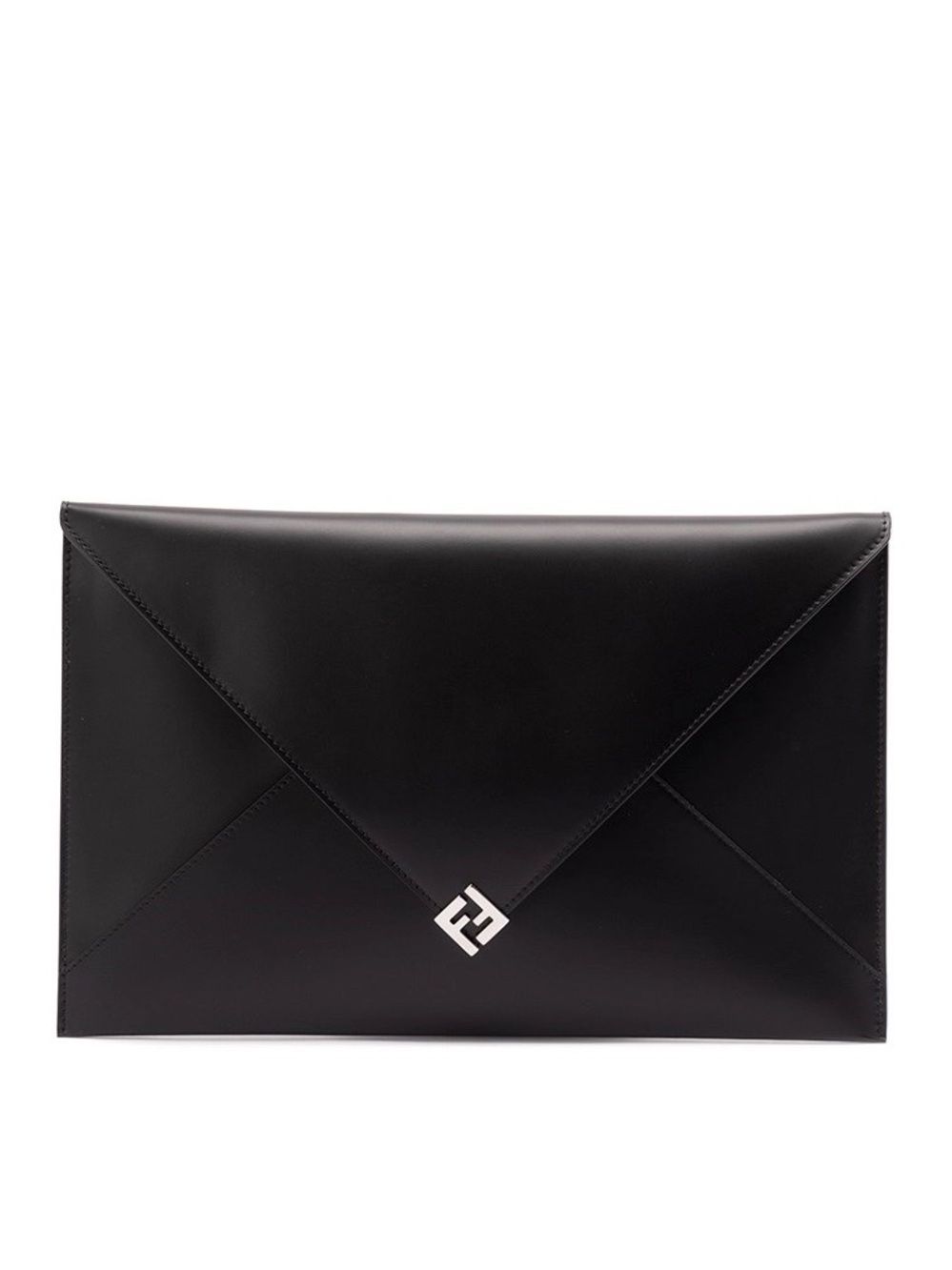 FENDI FF logo diamond envelope flat pouch wristlet